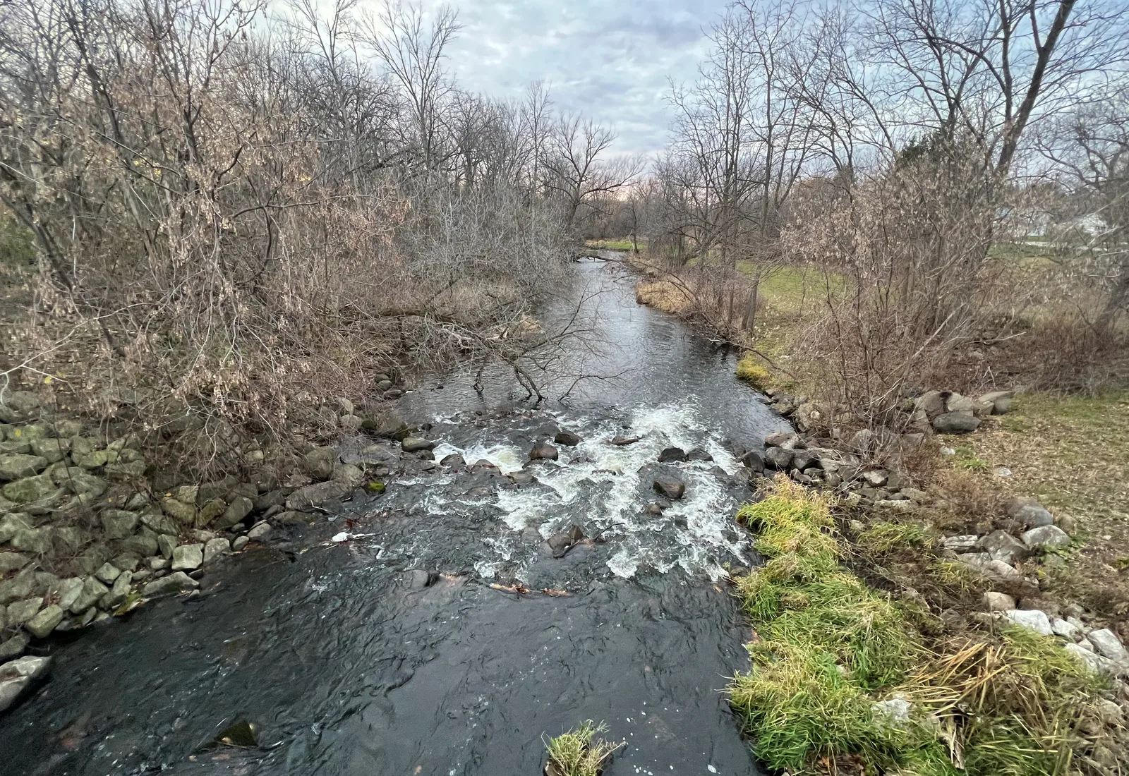 The Ashippun River flows through southeastern Wisconsin.